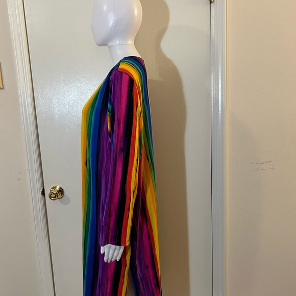 Women’s Rouge Collection Multicolored Duster Size 3X - Picture 8 of 15